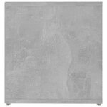 vidaXL Meuble TV gris béton 72x35x36 5 cm bois d’ingénierie