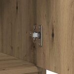 vidaXL Buffet avec tiroir chêne artisanal 80x34x76cm bois d'ingénierie