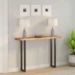 vidaXL Dessus de table 180x30x3 8 cm rectangulaire bois massif acacia