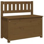 vidaXL Banc Marron miel 80x41x77 cm Bois de pin massif