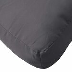 vidaXL Coussin de palette anthracite 60x60x9 5 cm tissu oxford