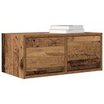 vidaXL Meubles TV 2 Pièces vieux bois 60x31x25 5 cm bois d'ingénierie