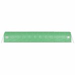 vidaXL Serre avec cadre en acier vert 24 m² 12x2x2 m