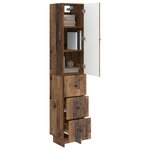 vidaXL Ensemble de Meubles 2 Pièces Bois ancien 33 x 34 5 x 90 cm