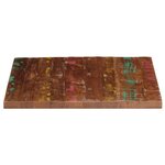 vidaXL Dessus de table 80x80x3 8 cm carré bois massif de récupération