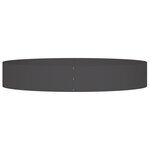 vidaXL Ensemble de pots noirs Noir Métal Grand Durable Pots en métal