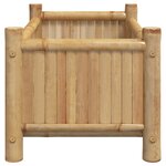 vidaXL Jardinière 50x30x25 cm bambou
