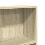 vidaXL Bibliothèque chêne sonoma 40x24x143 cm bois d'ingénierie