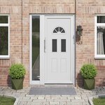 vidaXL Jardinière 2 Pièces Vert olive 30 x 30 x 30 cm Acier