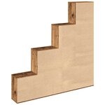 vidaXL Bibliothèque vieux bois 157x24x160 cm bois d'ingénierie