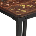 vidaXL Chaises de bar lot de 2 bois de récupération massif