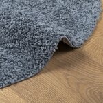 vidaXL Tapis shaggy PAMPLONA poils longs moderne bleu Ø 280 cm