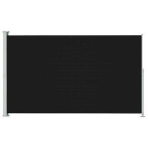 vidaXL Auvent latéral rétractable de patio 200x300 cm Noir