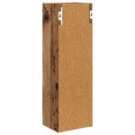 vidaXL Armoire murale de salle de bain Bois ancien 20 x 16 x 62 5 cm