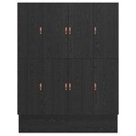 vidaXL Cadre de lit de rangement Chêne noir 200x200 cm
