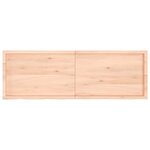 vidaXL Étagère murale 180x60x(2-4) cm bois de chêne massif non traité