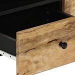 vidaXL Table basse 80x54x40 cm bois de manguier massif