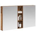 vidaXL Ensemble de Meubles de Salle de Bain 3 Pièces 120 x 14 5 x 70 cm