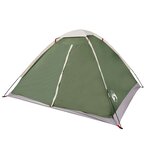 vidaXL Tente de camping à dôme 4 personnes vert imperméable