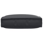vidaXL Coussin de Palette pour siège Noir 60x60x12 cm Tissu Oxford
