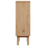 vidaXL Armoire murale de salle de bain OTTA 35x30x55 cm bois massif