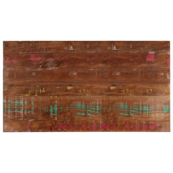 vidaXL Dessus de table 110x50x3 8cm rectangulaire bois massif récupéré