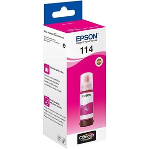 Flacon encre c13t07b340 t114 ecotank 70ml magenta epson