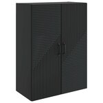 vidaXL Armoire Murale Noir 66 x 34 5 x 90 cm Bois d'ingénierie