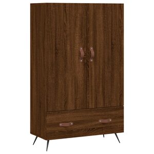 vidaXL Buffet haut chêne marron 69 5x31x115 cm bois d'ingénierie