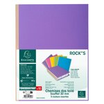 Pt 10 chem.à soufflet ROCK''S 320g ass EXACOMPTA