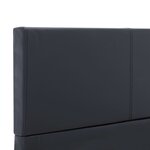 vidaXL Cadre de lit Noir Similicuir 100 x 200 cm