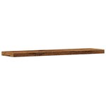 vidaXL Étagères murales 4 Pièces vieux bois 40x20x1 5cm bois d'ingénierie