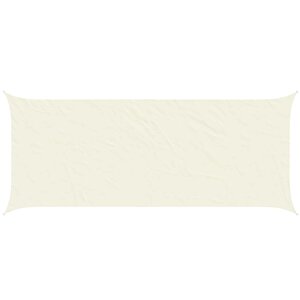 vidaXL Voile d'ombre Crème 6 x 2 5 m 100   polyester Oxford