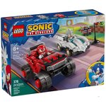 LEGO Sonic the Hedgehog 77118 - Voiture de Silver contre Monster Truck de Knuckles