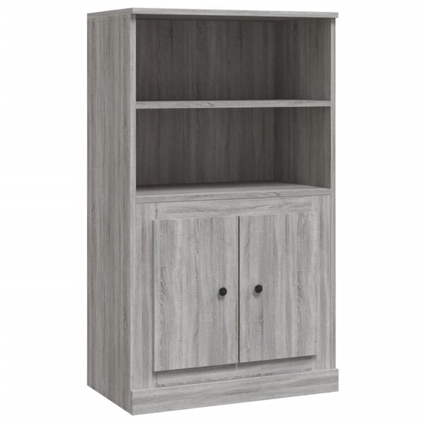 vidaXL Buffet haut sonoma gris 60x35 5x103 5 cm bois d'ingénierie