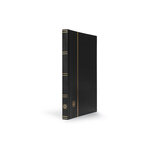 Classeur grand format 32 pages blanches pour timbres. Couleur - Noir
