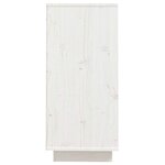 vidaXL Buffet Blanc 60x34x75 cm Bois massif de pin