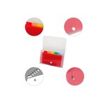 Trieur pocket PP 6 Comp. 11x18 CRYSTAL EXACOMPTA