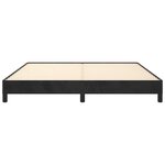 vidaXL Cadre de lit sans matelas noir 180x200 cm velours