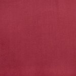 vidaXL Fauteuil avec repose-pied rouge bordeaux velours