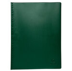 Porte-Vues PVC 100V VEGA Opaque Vert EXACOMPTA