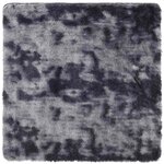vidaXL Tapis Shaggy à poils longs NAVARRA gris foncé 200x200 cm