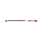 Roller encre gel Signo UM120SP pointe large 1mm Rose Pailleté UNI-BALL