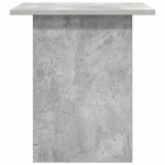 vidaXL Table de chevet Gris béton 41 x 40 x 45 cm Bois d'ingénierie