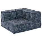 vidaXL Coussin Bleu 70 x 70 x 54 cm Polyester
