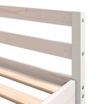 vidaXL Lit superposé et bureau et échelle 160x200cm bois de pin massif