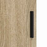 vidaXL Ensemble de mobilier de salle de bain 3 Pièces Chêne Sonoma