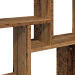 vidaXL Étagère murale sous forme de cube vieux bois 78x15x93 cm