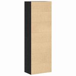 vidaXL Highboard Chêne noir 60 x 35 x 180 cm Bois d'ingénierie