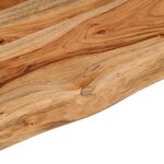 vidaXL Dessus de table 100x40x2 5 cm rectangulaire bois massif acacia